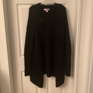 Black Cardigan with pockets in front no buttons